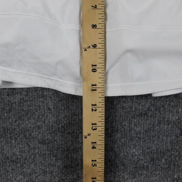 Lululemon Skirt Womens 4 Pace Rival Skirt Regular White Athletic Tennis Skort - Picture 15 of 15